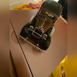 Vintage Black and Brown Model Car